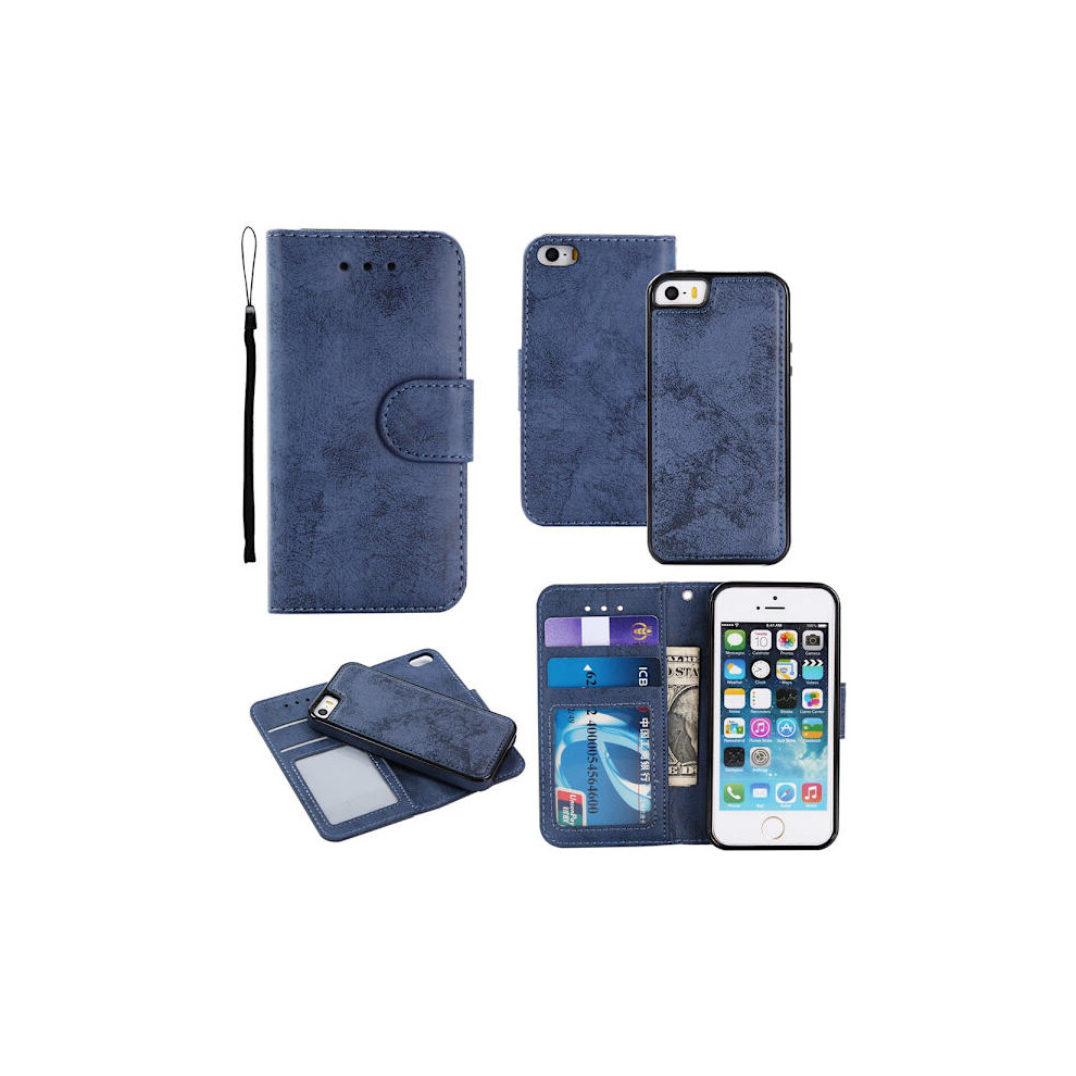 Compatible With Iphone 6/6S Plus - Case With Smart Function (Leman) Navy Blue 9164030008557