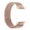 Bracciale Milanese Loop compatibile con Fitbit Charge6 Champagne Gold 2