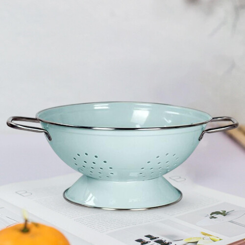 Franse Retro Fruit Drainage Kom Fruit Gerechter Multifunktions-Zelflozende mit großem Grün 2