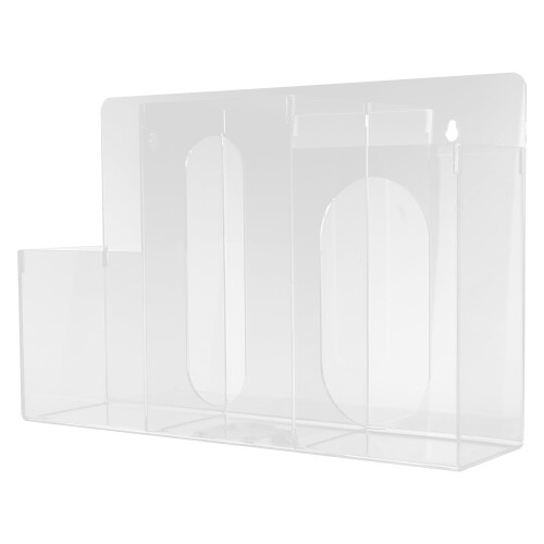 Porta-lenços e máscara Zcyifa Hygiene Station com 3 compartimentos 1