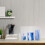 Porta-lenços e máscara Zcyifa Hygiene Station com 3 compartimentos 8