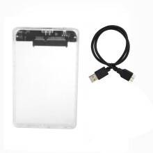 Nimomo Caja Externa de Disco Caja Externa de Disco USB3.0Caja de Disco Duro SATA Caja de protección de Almacenamiento HDD/SSD de2,5Pulgadas