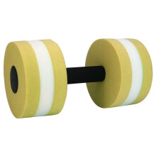 Water Dumbbells Aquatic Exercise Dumbells Water Aerobics Workouts 2PCS Foam Barbells for Men Women Water Sports Fitness Tool,Yellow