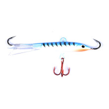 SunyaMood Mini Metal Winter Fishing Lures Treble Hook Ice Jig Fishing Bait with Profile 3D Eyes Fishing Accessories