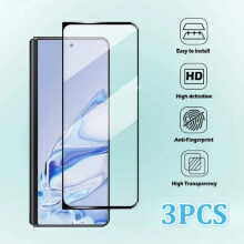 3 st 9H härdat glas för kompatibelt med Samsung Galaxy Z Fold 7/6/5/4/3/2, HD reptålig skyddsfilm