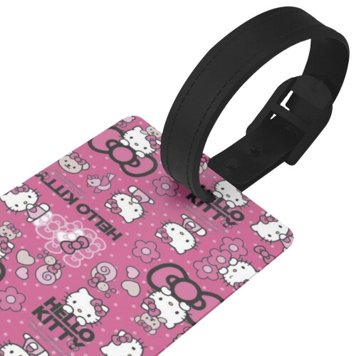 Ετικέτες αποσκευών Hello Kitty, ετικέτες αναγνώρισης ονόματος βαλίτσας για σακίδια 2
