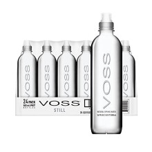 VOSS Premium Plat Water 500ml, Pak van 24 - Puur, Fris & Verfrissend, BPA-vrij met sportdop - Ideaal voor de sportschool, hardlopen en wandelen