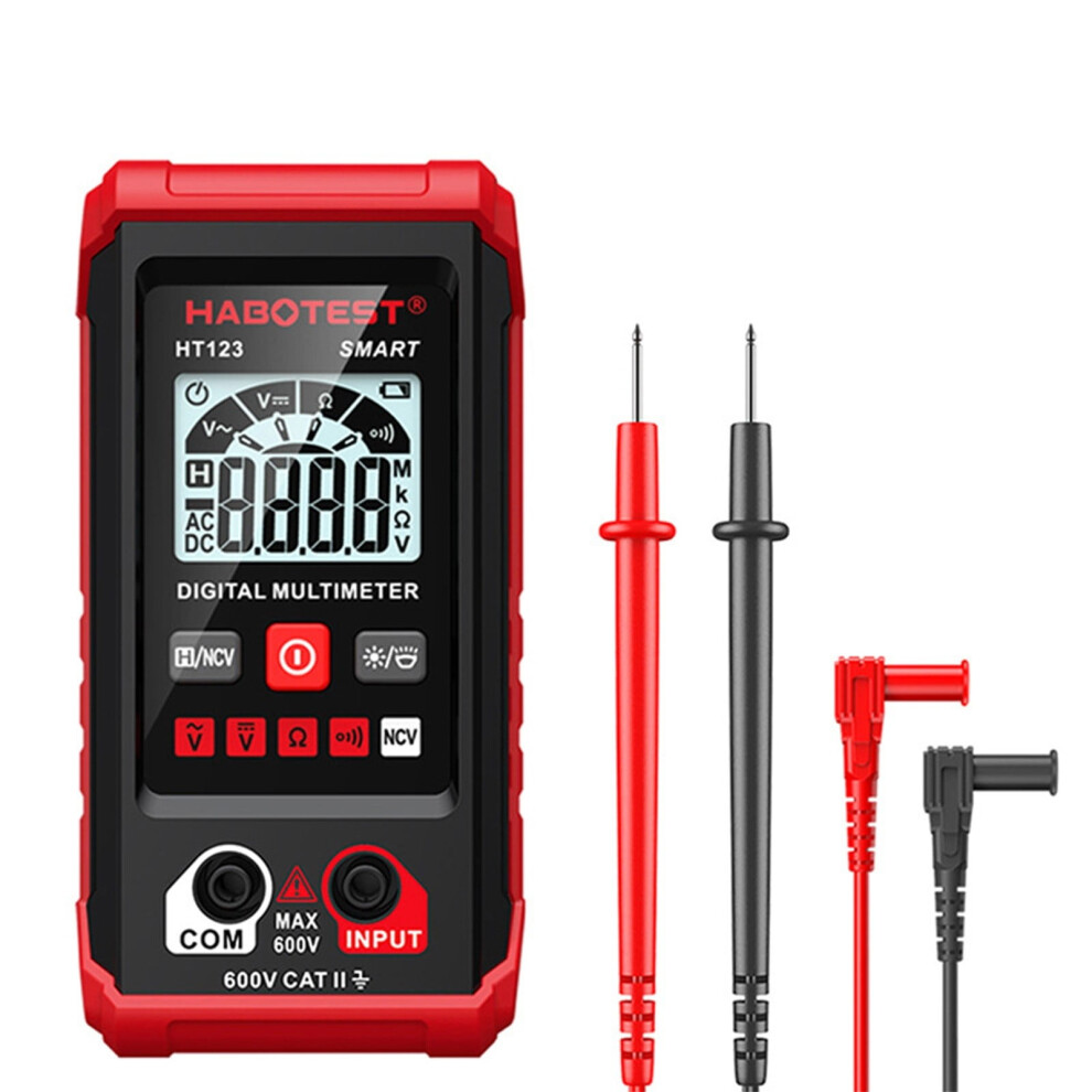 Mosiee Ht123 Digital Multimeter, 2000 Counts Multimeter Meter, Measures Ac/Dc Voltage 9164030156029