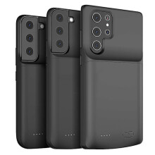 Funda con cargador de batería externa de 4700/4800/6000 mAh compatible con Samsung Galaxy S S22Ultra - 4800 mAh