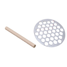 Wonton-maskine dumplingform 37 huller aluminiumslegering dumplings metal dumpling fremstillingsform køkken wonton skæreværktøj, B