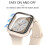 Θήκη συμβατή με Apple Watch, 44mm/40mm/42mm/38mm/45mm/41mm, Προστατευτικό οθόνης, Προφυλακτήρας 4