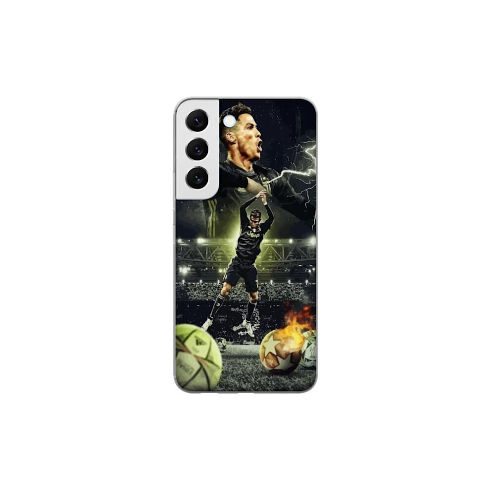 Compatible With Samsung Galaxy S22 5G Transparent Case Ronaldo 9164030156289