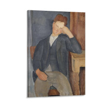 Reproduction d'une peinture d'Amedeo Modigliani (113) - Affiche sur toile - Décoration murale - Art moderne - Cadeau - 20 x 30 cm (08 x 12 pouces)