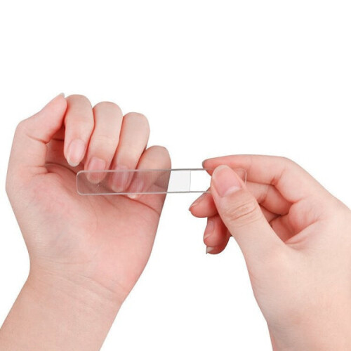 3-pack - Nail file & buffer / glass file for nails - transparent file 2