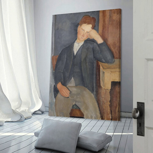 Πίνακας με εκτύπωση Amedeo Modigliani (113) Εκτύπωση εικόνας Αφίσα σε καμβά Αφίσα τοίχου 2