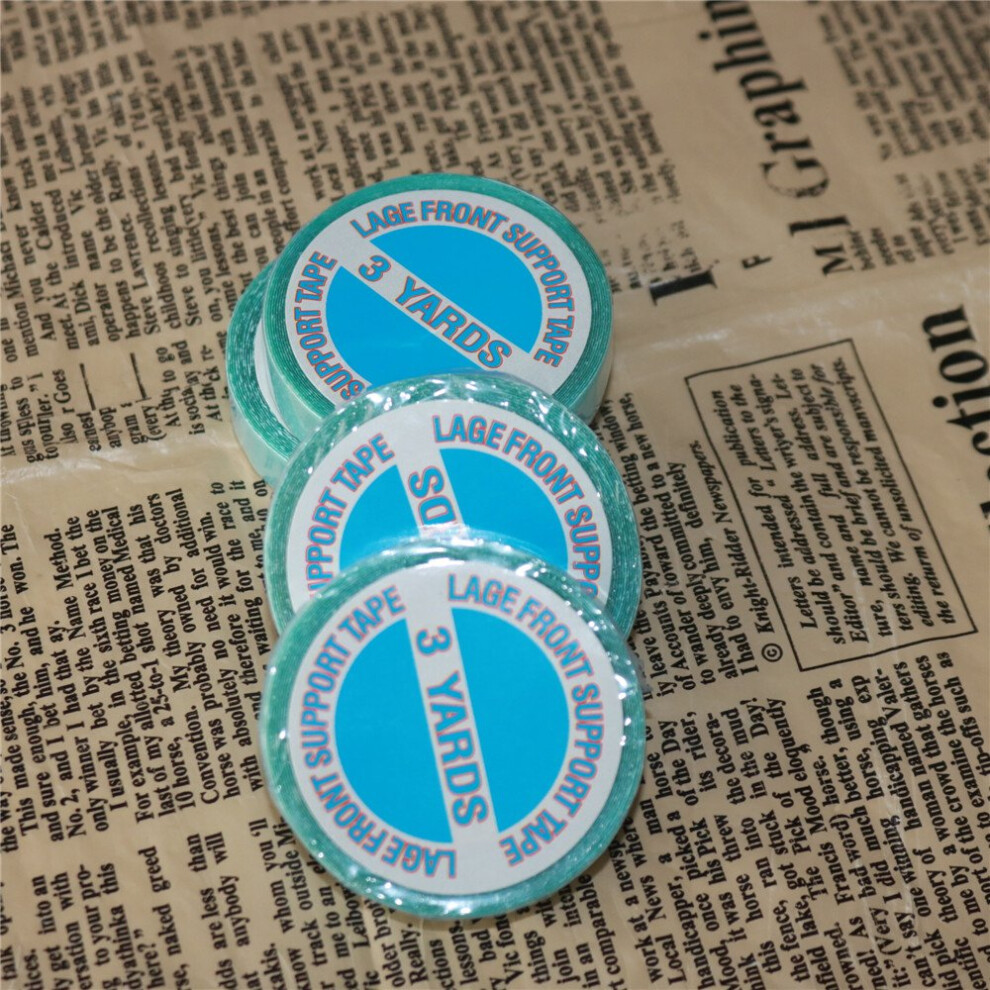 Hair Extension Tape Blue Glue No Shine Maximum Hold Double Sided Adhesive for Long Wear
