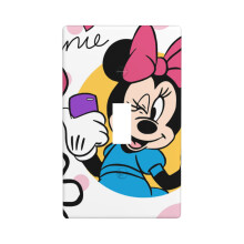 Mickey egér rajzfilm anime villanykapcsoló-takarók egyetlen kapcsolóval ellátott fali lemez, dekoratív, egyágú karácsonyi dekorációs