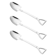 Cucharas raspadoras de acero inoxidable para pomelo con bordes dentados, 304 mini piezas multiusos
