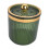 Pot porte-cotons-tiges de maquillage vert clair 1