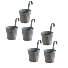 Xubond Tools, Haken für kleine Blumentöpfe, Blecheimer, Mini-Balkon-Duschvorhänge, Haken zum Aufhängen