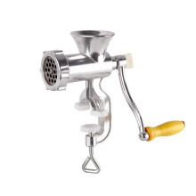 GILIGEGE Meat Mincer Stainless Steel Color Meat Grinder No. 5 Household Multi Work Manual Meat Grinder