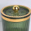 Pot porte-cotons-tiges de maquillage vert clair 5