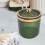 Pot porte-cotons-tiges de maquillage vert clair 3