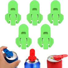 Ouvre-canette Easygou Easy Can Opener 3/6 pièces - Ouvre-canette pour soda et bière et protège-boîte, ouvre-canette manuel (10*bleus)