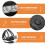 Xing LED Φωτιστικό Πιάνου με Φωτιστικό Φωτισμού USB για Ανάγνωση και Προστασία Ματιών 3