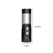 Jacenvly Badrumsinredningsset Rea, 1080P Ultra Clear Trådlös WiFi Sportkamera, 120 Vidvinkel, Vattentät, Ficklampa, Motorcykelhjälm
