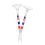 Tees de golfe, Tees de golfe de 3 1/4 polegadas, Tees de golfe de plástico reduzem o impacto, Tees de golfe em grande quantidade com copo grande e 7