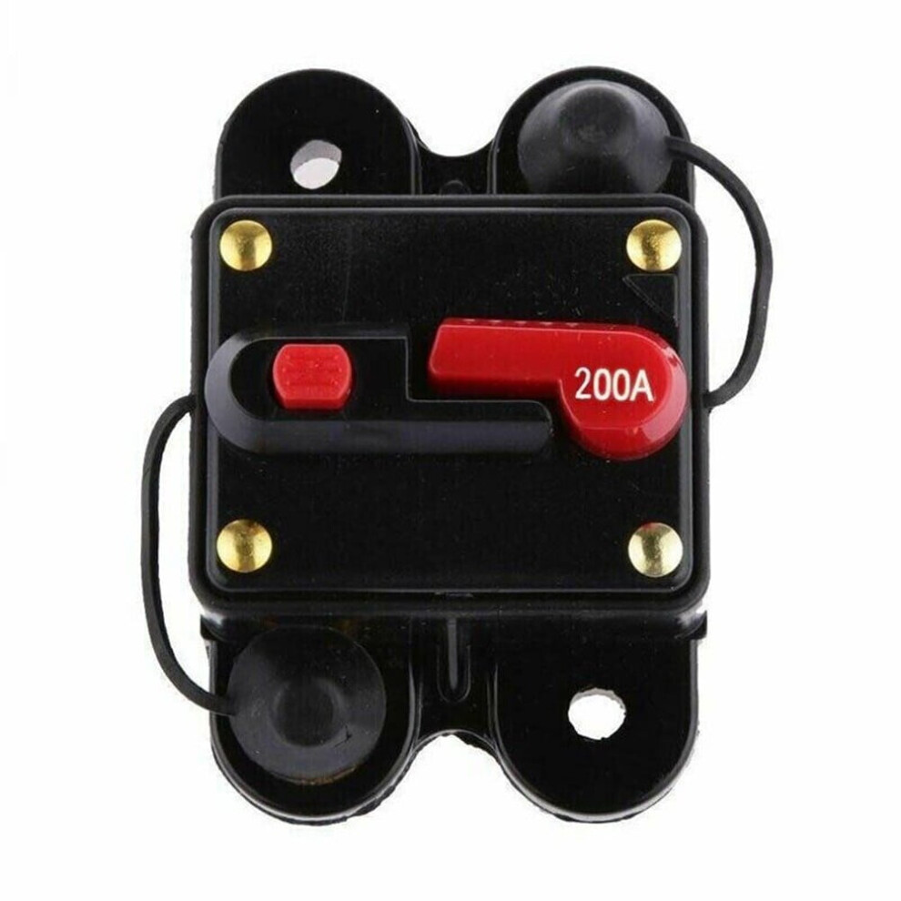 200A Amp Waterproof Car Circuit Breaker Fuse Reset 12V-48V Dc Car Boat 9499224618596