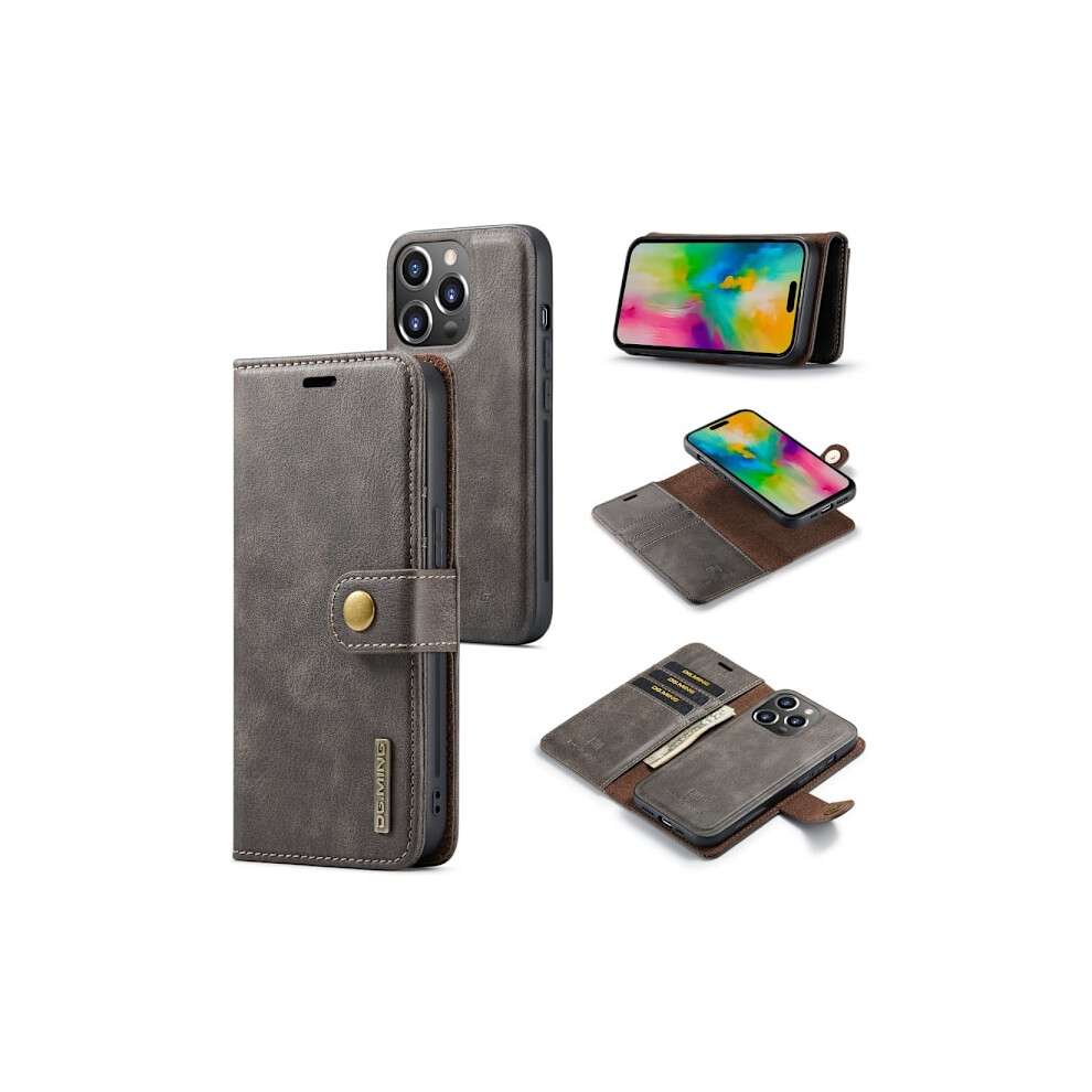 Dg.ming Compatible With Iphone 16 Pro Max Case 2In1 Magnet Grey 9164030296503