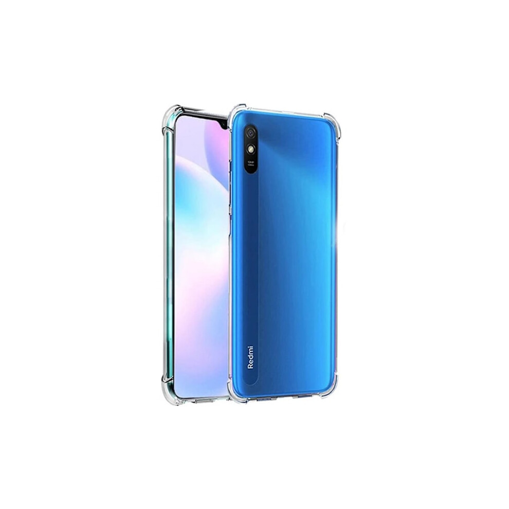 Compatible With Xiaomi Redmi 9At - Stylish Shockproof Silicone Case Transparent 9164030296596