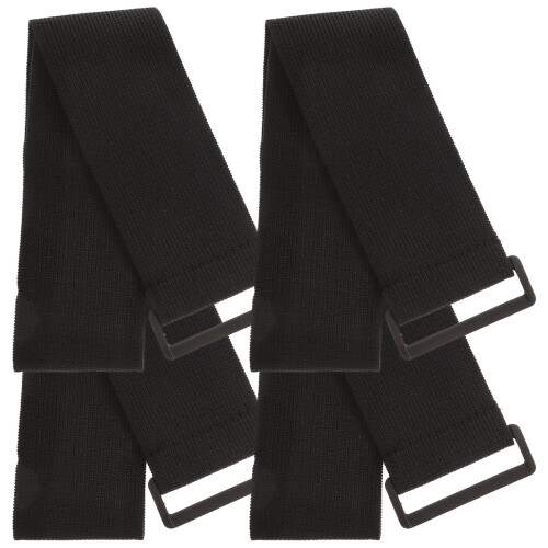 WSTEER 4pcs Hook and Loop Strap Elastic Strap Multipurpose Strap Reusable Cinch Strap