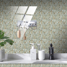 Begine Terrazzo Kristal Tegel Muurstickers 20x20cm, Waterdichte Woondecoratie, Geschikt voor Muren & Tegels