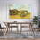 Impressão da pintura "Paranoico, Crítico e Solidão" de Dali em tela de 60x90cm (24x36 polegadas), compatível com decoração de sala de estar e 5