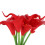 20 τεμάχια τεχνητά λουλούδια calla lily πραγματικής αφής latex ψεύτικα λουλούδια νυφική 1