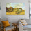 Impressão da pintura "Paranoico, Crítico e Solidão" de Dali em tela de 60x90cm (24x36 polegadas), compatível com decoração de sala de estar e 6