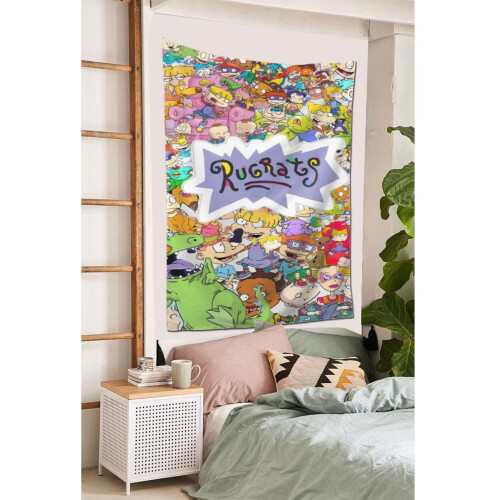 Ταπισερί Rugrats Μεγάλο Banner Κρεμαστό Τοίχο Ταπισερί Αισθητική Αφίσα Καλλιτεχνικό 2
