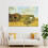 Impressão da pintura "Paranoico, Crítico e Solidão" de Dali em tela de 60x90cm (24x36 polegadas), compatível com decoração de sala de estar e 4