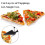 Food Grade compatible with Sharp Stainless And Handle With Soft Handle Multifunctional Kitchen Scissors 27CM Black/Red 6