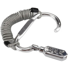 Car Lock Portable Alloy Anti-Theft Steel Chain for Motorcycle Helmet for Anti-Theft Lock Padlock