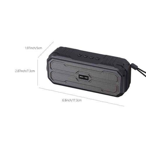 Καλοκαιρινές εκπτώσεις! Ηχείο Bluetooth Zeceouar Solar, Φορητό ηχείο εξωτερικού χώρου με 2