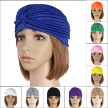 Women's Turban Head Wrap Chemo Cap with Soft Fabric and Secure Elastic Fit for Hair Loss