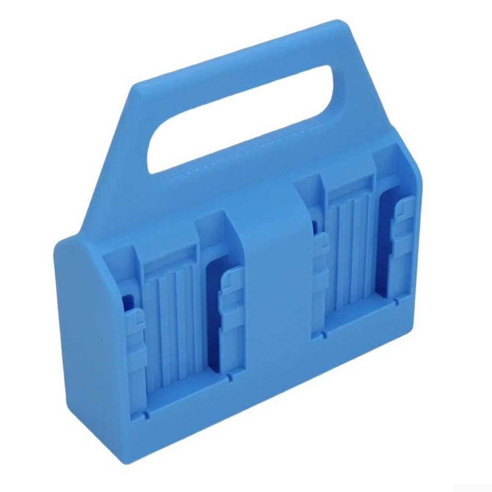 14V 18V Compact Battery Holder With Organized Storage For Workshop (Gray) Gray 9044945978506