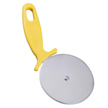 Pizza Cutter Stainless Steel Wheel with Safety Grip Handle and Protective Blade Cover