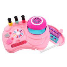 Kids Nail Polish Set with Dryer, 10Piece Girls Glitter Nail Art Kit, Safe Easy Application for Birthday Parties