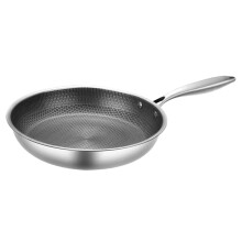 Nonstick Stainless Steel Honeycomb Griddle Pan for Eggs and Steaks Skillet Flat Cookware Kitchen Camping