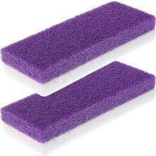2pcs Natural Pumice Stone Foot Callus Remover for Smooth Feet Pedicure with Comfortable Grip